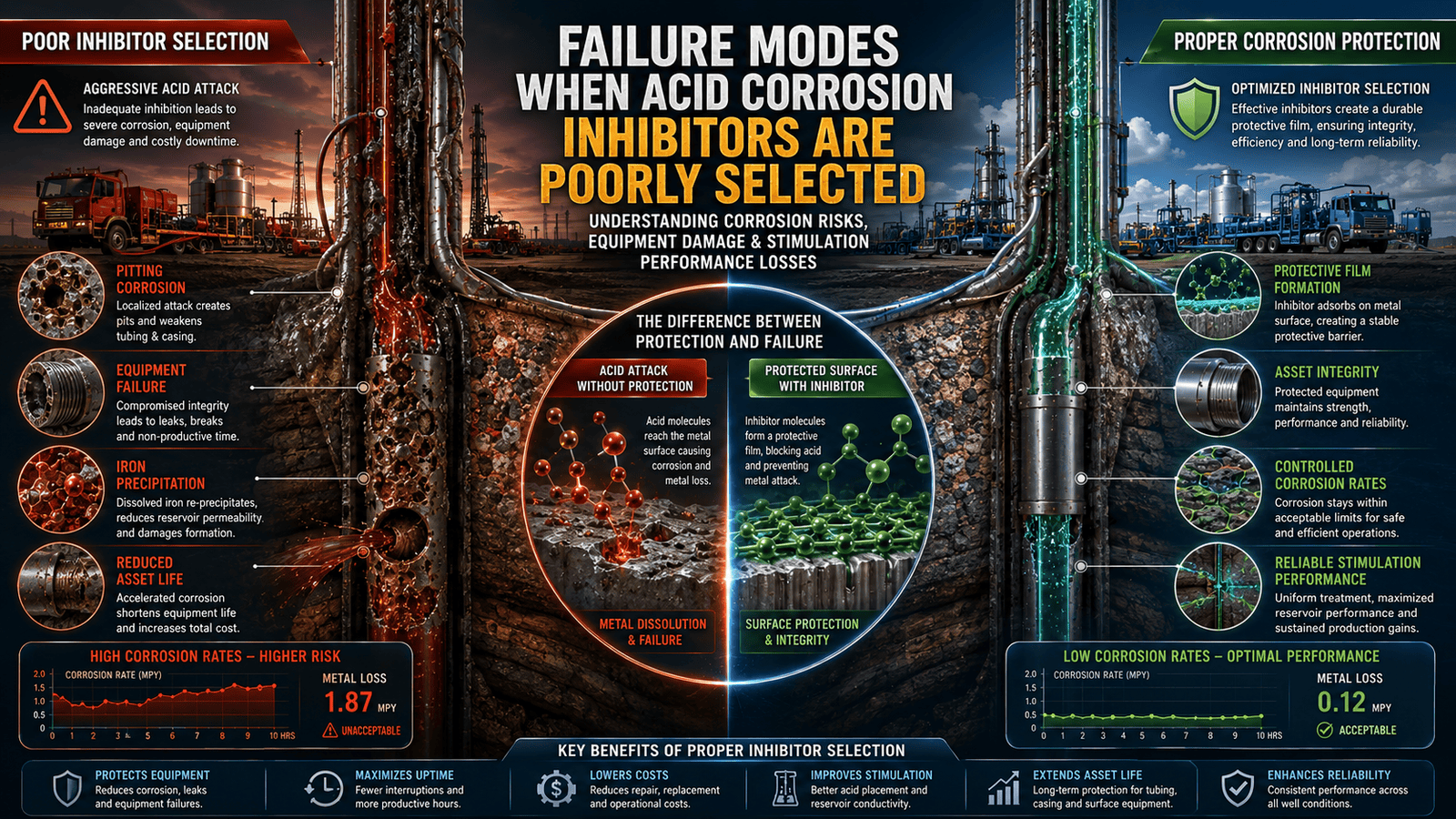 Failure Modes When Acid Corrosion Inhibitors Are Poorly Selected